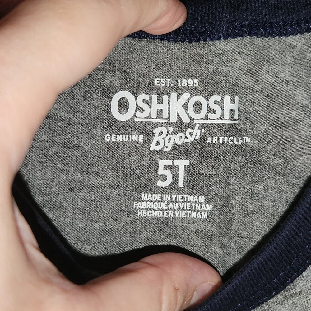 NWT OshKosh B'gosh Gray Raptor Trainer Tank Top